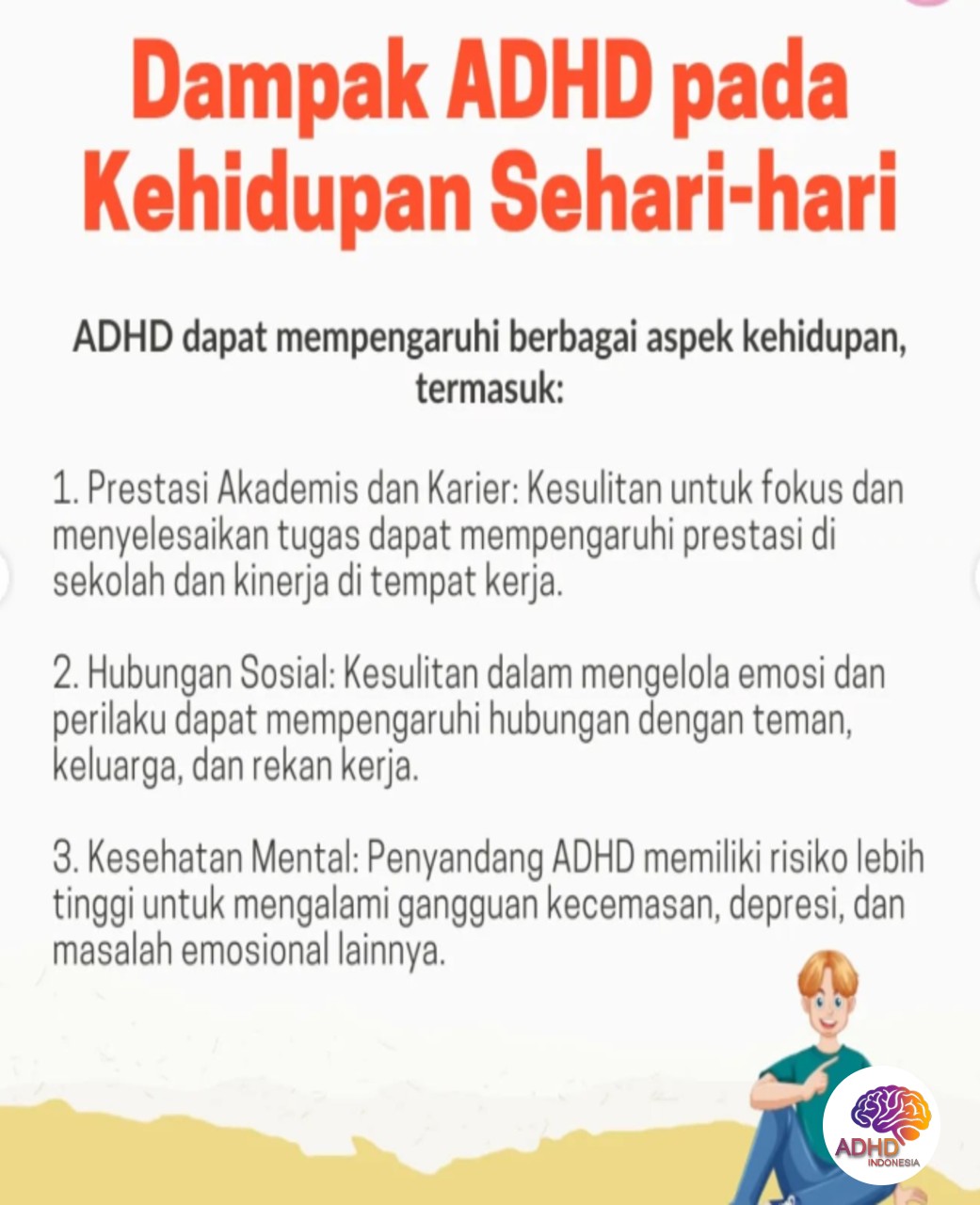 ADHD dan Hubungan Sosial Anak di Lingkungan Sekolah di Kota Malang